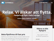 Tablet Screenshot of flyttfirma.nu